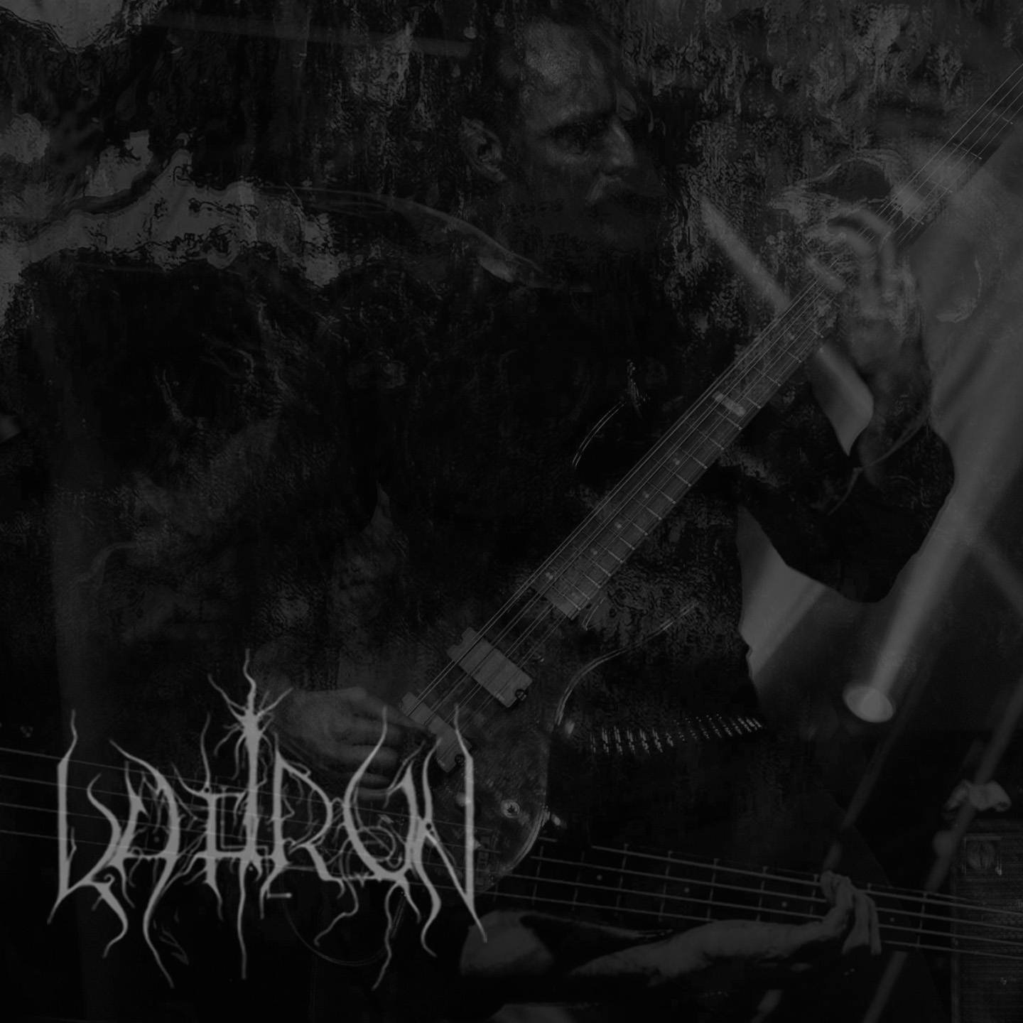 KAFIRUN band, 2024 live performance promotional photo of bassist Hypnocrotizer.