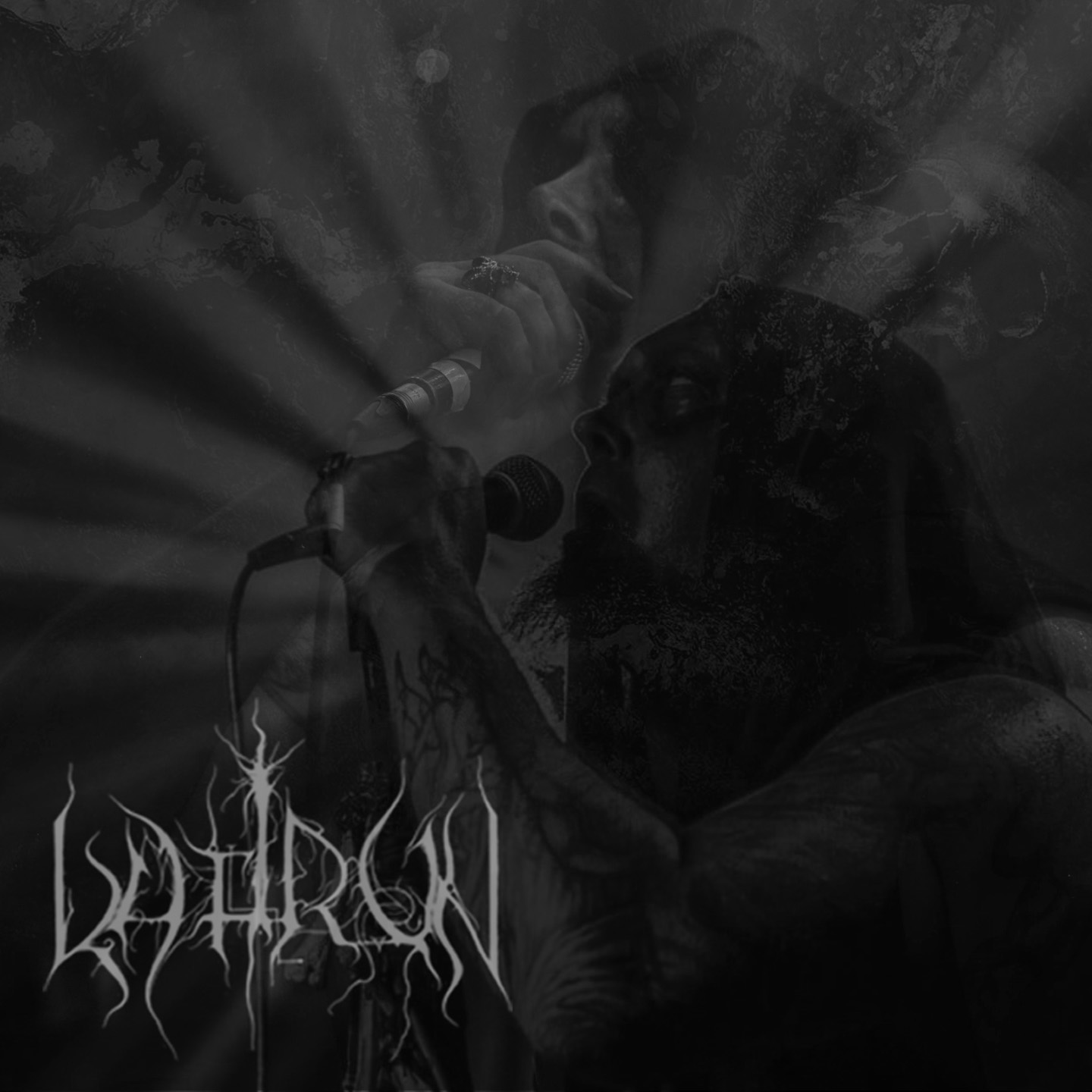 KAFIRUN band, 2024 live performance promotional photo of vocalist Luzifaust.